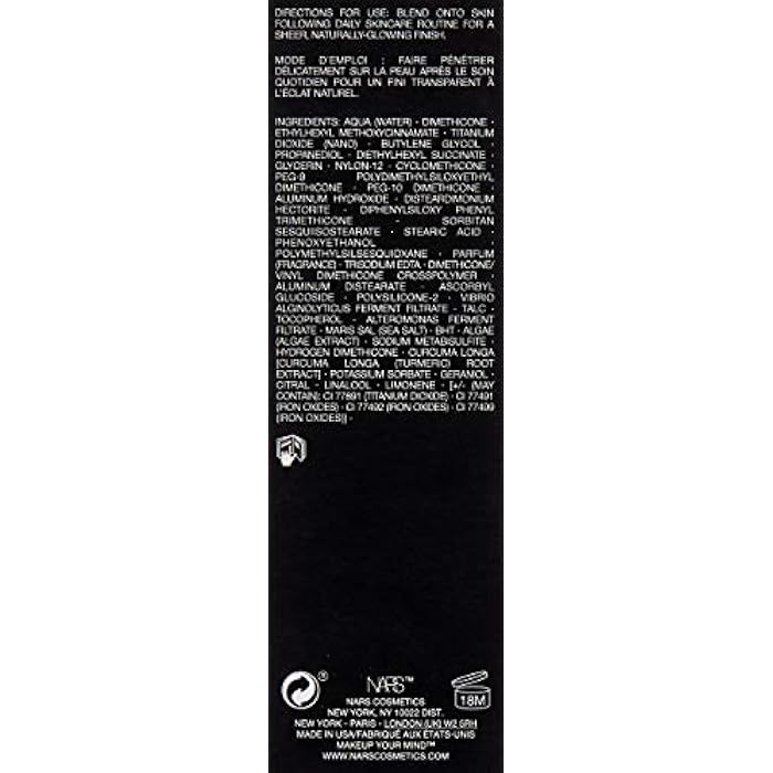 NARS Pure Radiant Tinted Moisturizer SPF 30/PA+++, Alaska, 1.9 Ounce, I0081567 - Image 3