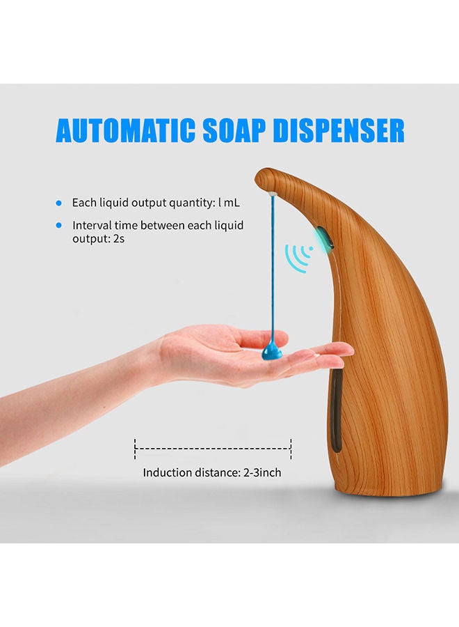 NIBEMINENT Automatic Soap Dispenser Brown 300ml  - Image 3