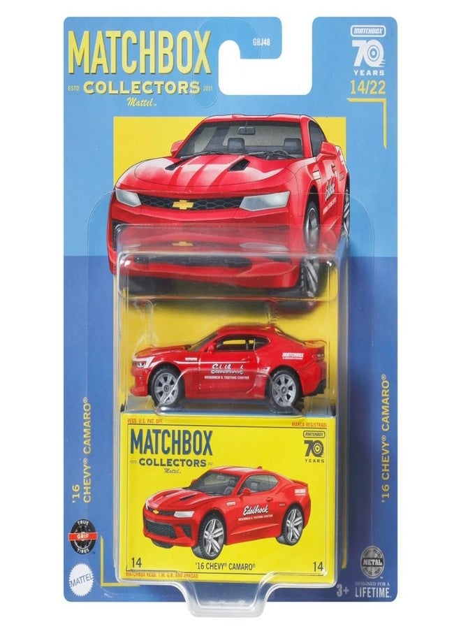 MATCHBOX ماتش بوكس '16 شيفروليه كامارو، مجموعة 14/22 [أحمر]