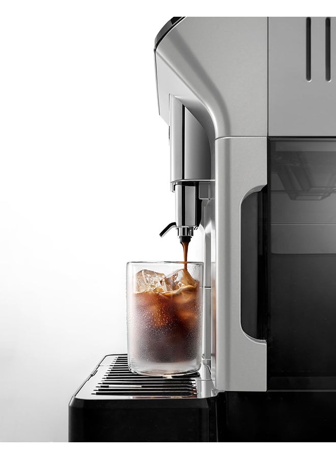 De'Longhi COLD BREW Coffee Machine ELETTA EXPLORE Fully Automatic Bean to Cup COLD BREW Coffee Machine,50+Functions & Coffee Recipes like Espresso, Americano, Cappuccino, Latte, Macchiato 1.8 L 1450 W ECAM450.65.S Silver - Image 2