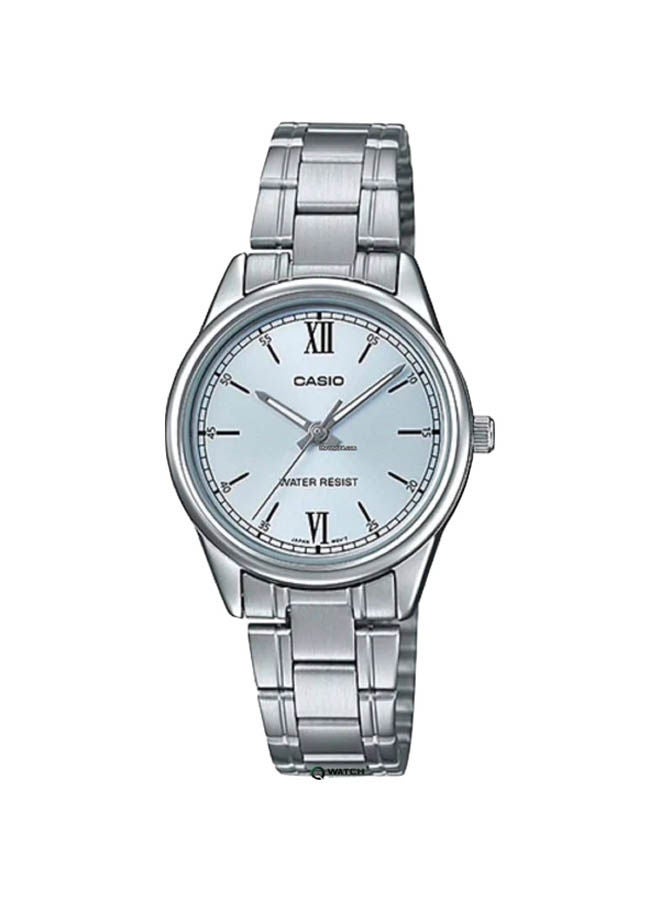 كاسيو ساعة يد من ستانلس ستيل بعقارب LTP-V005D-2B3UDF - Image 1