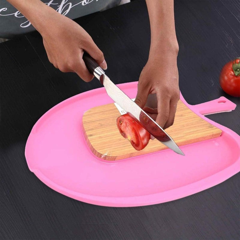 Fing 3 in 1 Chop and Drop Chopping Board Chopping Board with Tray and Strainer Cutting Board for Fruits Vegetables Slidable Chopping Board for Kitchen Cut Store Wash Cutting Board Rectangle - Image 1