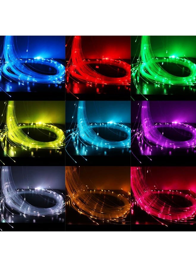 Amki Fiber Optic Whip, Dance Flow Pixel Whip Super Bright Light Up Rave Toy 40 Color Effects Mode Battery Power 360° Swivel Space Whip for Dancing Parties Light Shows EDM Music Festivals - Image 3
