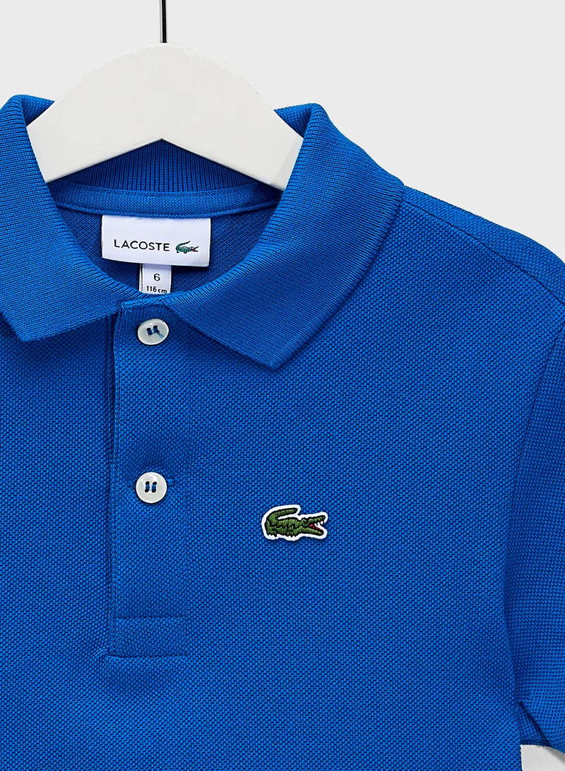 لاكوست Kids Essential Polo Shirt