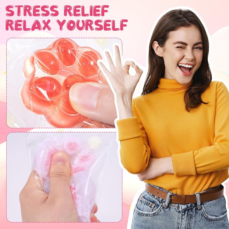 HASTHIP طقم صنع الألعاب القابلة للضغط ®، طقم قوالب سيليكون ثلاثي الأبعاد للأطفال، لعبة هلامية ناعمة لطيفة للأطفال تشمل الأدوات والإكسسوارات، مستلزمات لعبة الضغط القابلة للتخصيص للبالغين والهدايا - Image 4