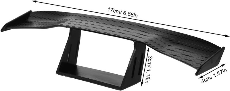 STAHAD Universal Car Mini Spoiler Wing Sticker, Adhesive Roof Spoiler Decoration, Vehicle Exterior Tail Wing for Universal Car Roof Styling - Image 2