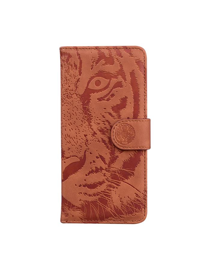 Zaboon Case For Infinix Note 10 Pro X695 Tiger Embossing Pattern Horizontal Flip Leather Phone Case - Image 2