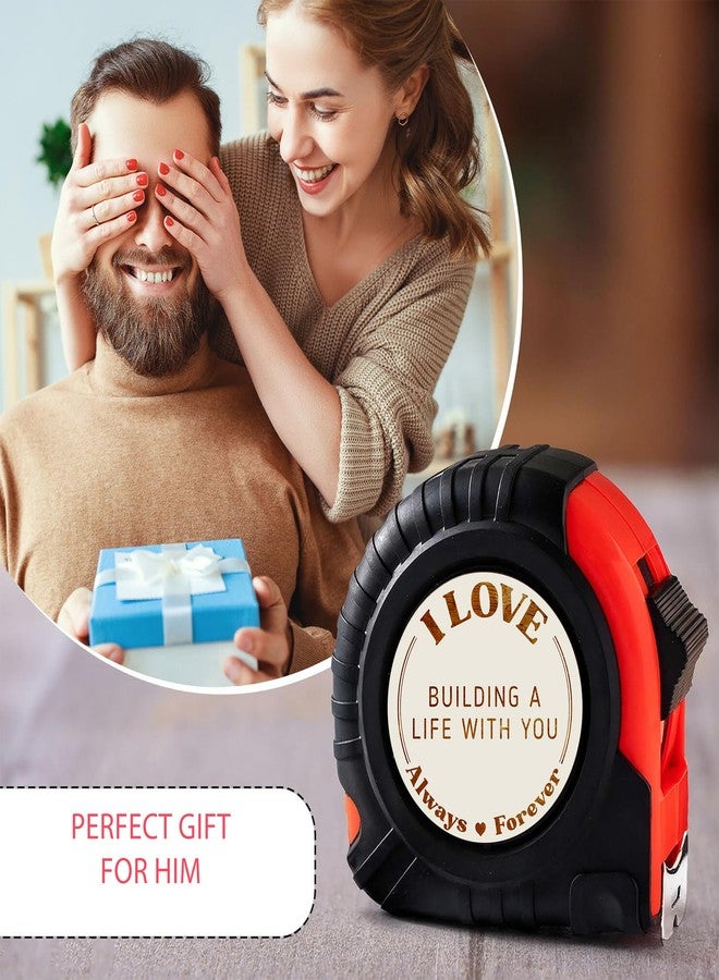 Gossby Gift for Husband, Boyfriend - I Love Building A Life with You Tape Measure - Christmas, Valentines, Anniversary Tool Gift for Him - Men Gift for Husband, Boyfriend from Wife, Girlfriend - Image 3