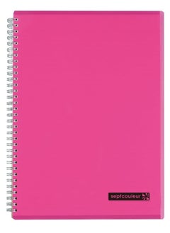 Maruman Sept Couleur A4 Size Spiral Notebook Pink Cover  - Image 1