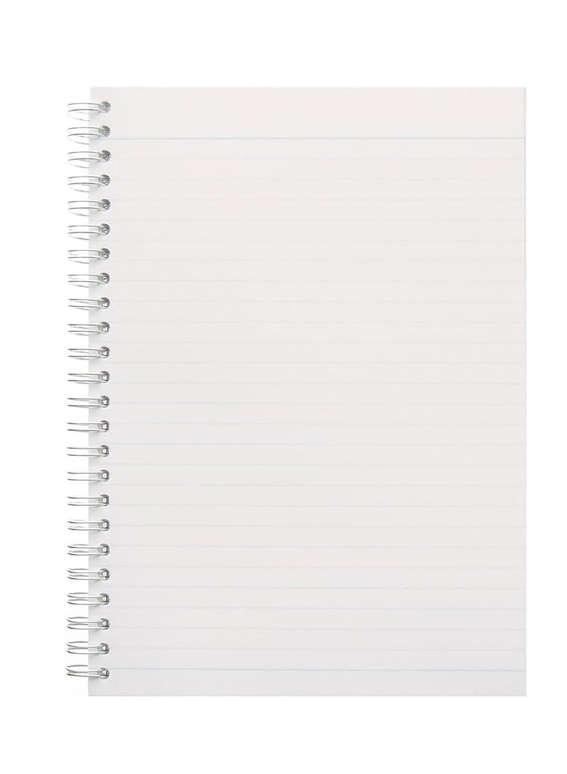 Maruman Sept Couleur A4 Size Spiral Notebook Pink Cover - Image 2