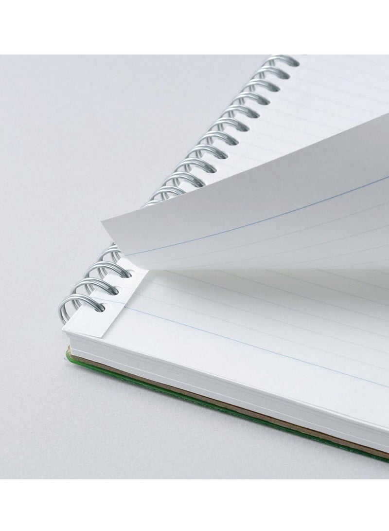 Maruman Sept Couleur A4 Size Spiral Notebook Pink Cover - Image 3