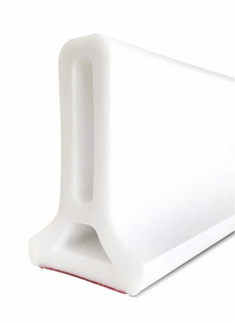 Excefore - Collapsible Shower Water Dam Shower Stopper Barrier and Retention System and Keeps Water Inside Threshold Dry and Wet Separation Suitable for Bathroom and Kitchen, 1M - Image 1
