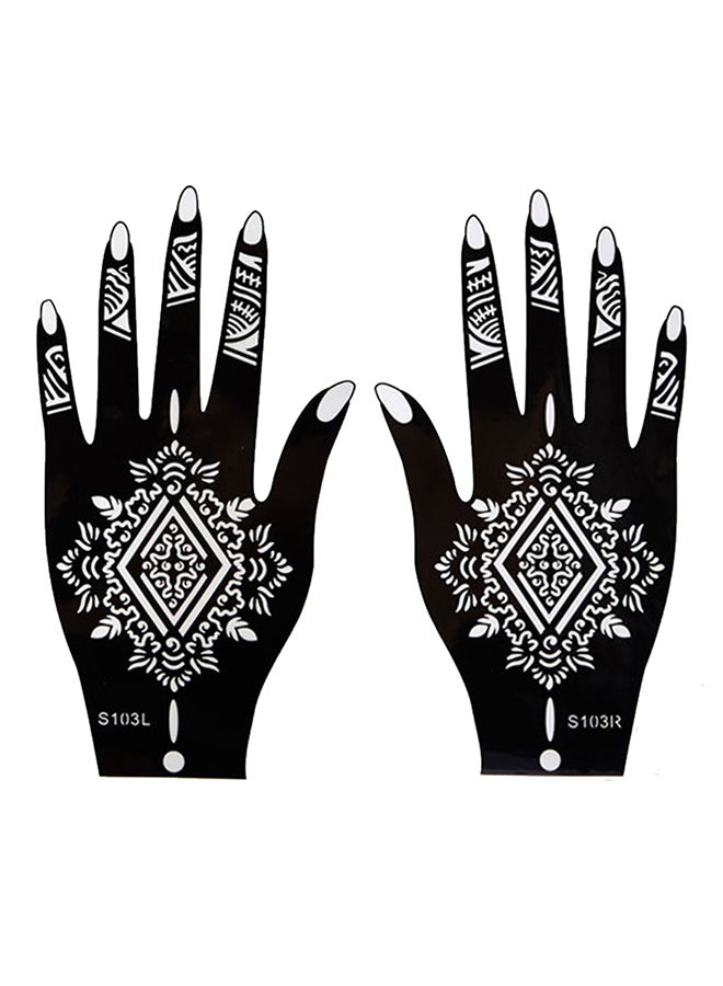 مجموعة ملصقات تاتو مؤقت مضادة للماء من 5 قطع - Image 1