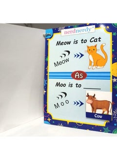 nerdnerdy Analogy Cards Level 1 | Improves Critical Thinking Skills | Language Therapy Toys | Hands-on Teaching aid for Preschools|Logical Thinking Activities for Kids |Picture Cards for Kids Speech Therapy  - Image 3
