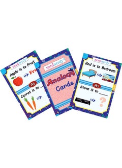 nerdnerdy Analogy Cards Level 1 | Improves Critical Thinking Skills | Language Therapy Toys | Hands-on Teaching aid for Preschools|Logical Thinking Activities for Kids |Picture Cards for Kids Speech Therapy  - Image 1
