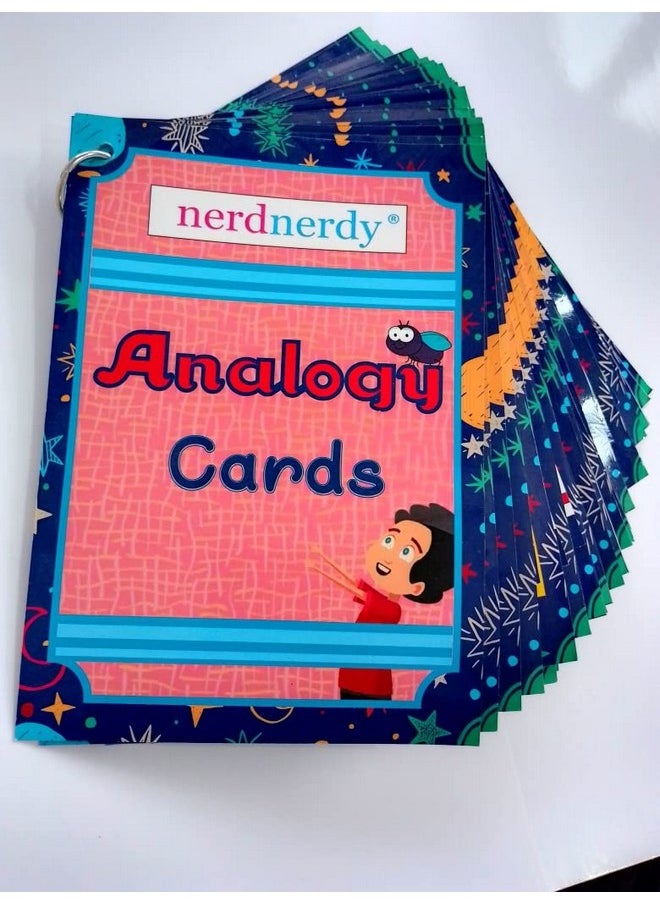 nerdnerdy Analogy Cards Level 1 | Improves Critical Thinking Skills | Language Therapy Toys | Hands-on Teaching aid for Preschools|Logical Thinking Activities for Kids |Picture Cards for Kids Speech Therapy  - Image 2