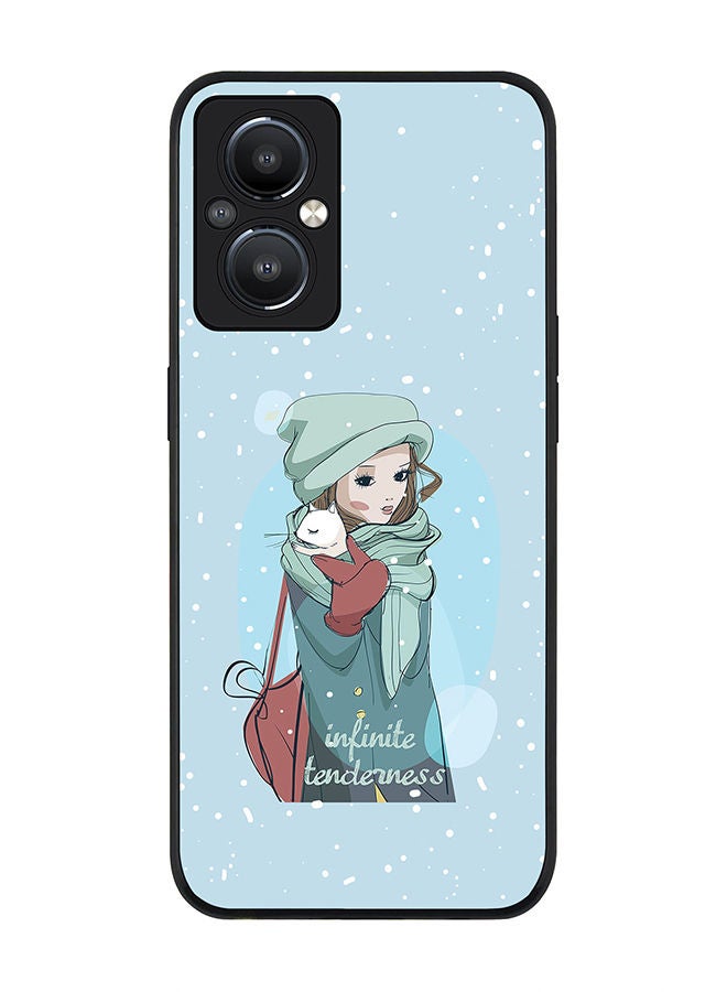 Stylizedd Rugged Black edge case for OnePlus Nord N20 5G Slim fit Soft Case Flexible Rubber Edges Anti Drop TPU Gel Thin Cover - Infinite Tenderness - Image 1