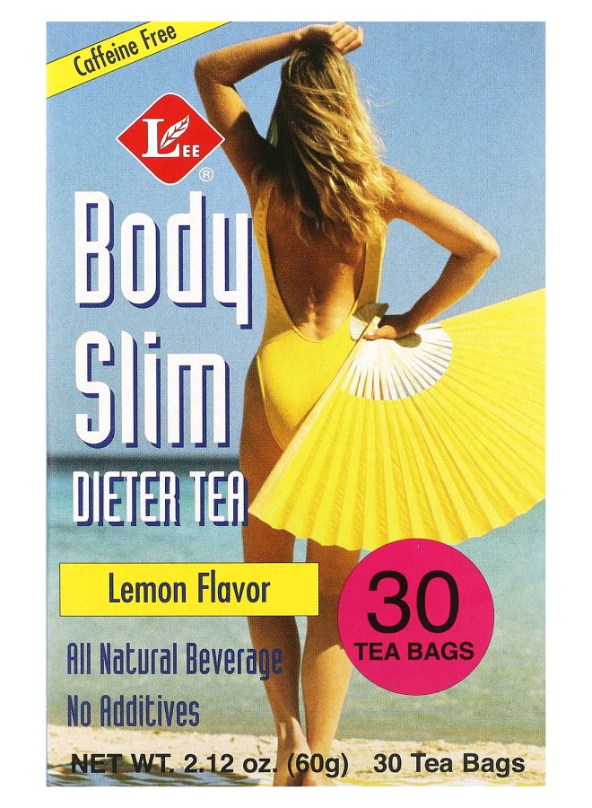 Uncle Lee's Tea Body Slim Dieter Tea Lemon Caffeine Free 30 Tea Bags 2.12 oz (60 g)