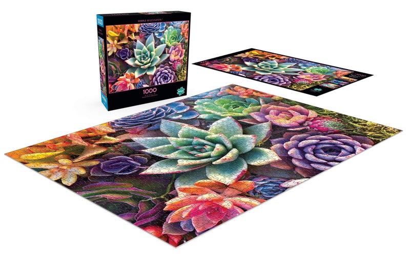 Buffalo Games - James Mertke - Simple Succulent - 1000 Piece Jigsaw Puzzle For Adults - Challenging Puzzle Perfect for Game Nights - Finished Puzzle Size is 26.75 x 19.75 - Image 4