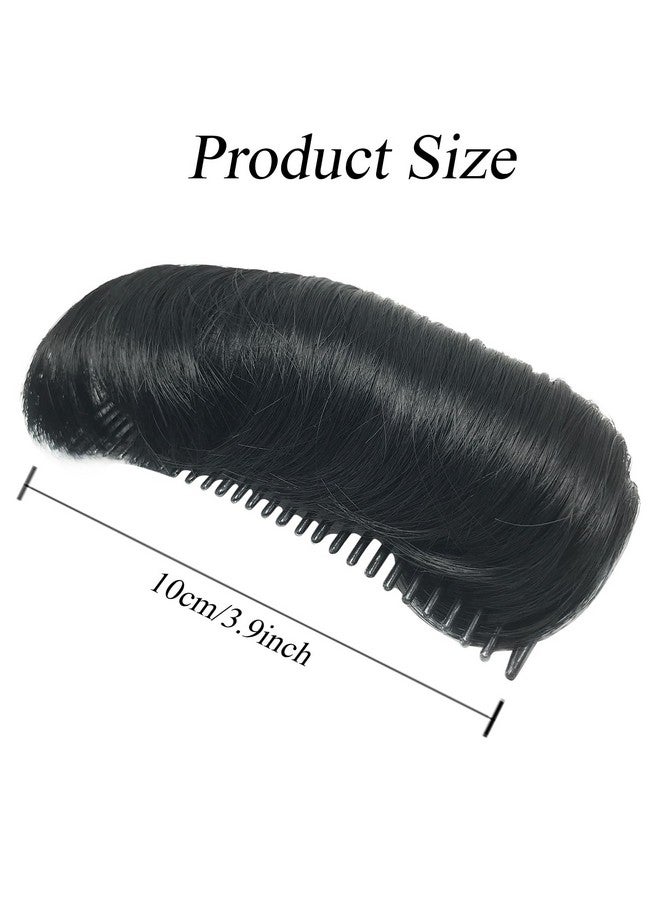 VIVIAN Bottom Bump Top Hair Black Synthetic Black Bump Puff Maker Extension - Image 5