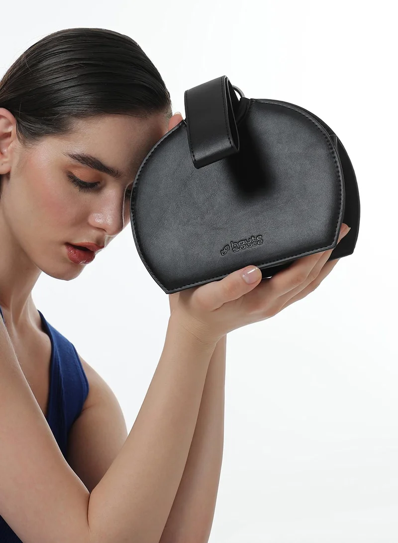 Haute Sauce Crescent Top Handle Clutch