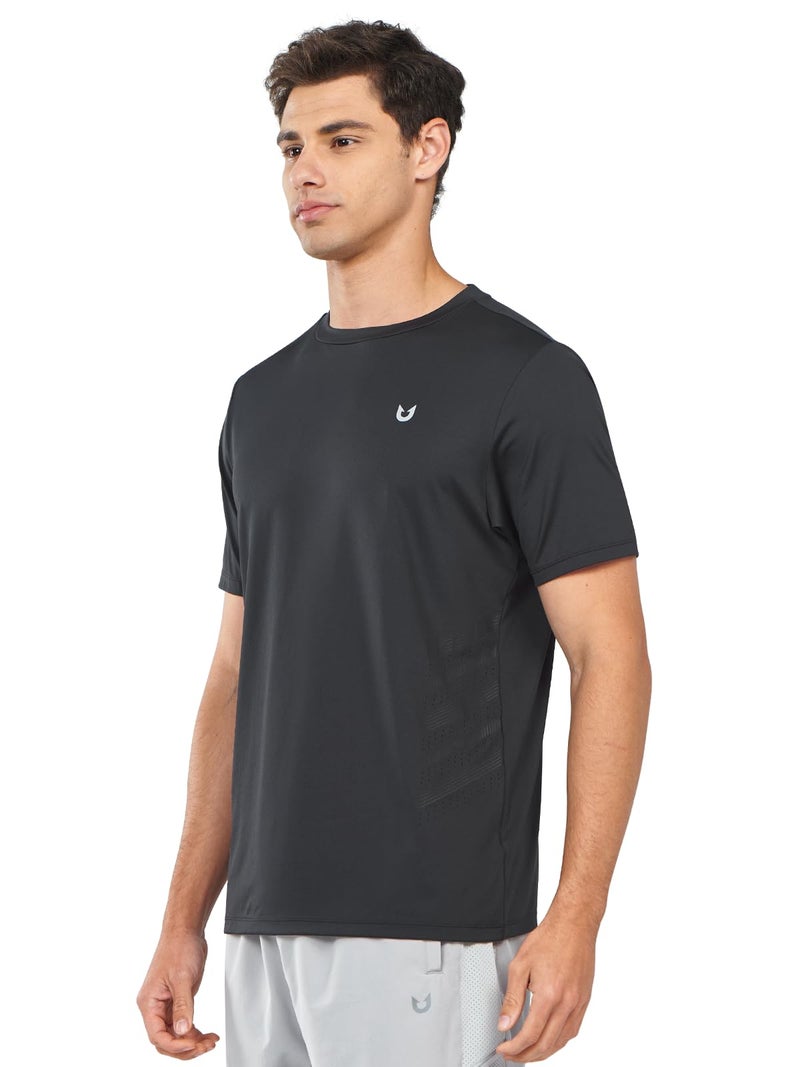 NORTHYARD Breathable 2.0™ Men's Athletic Workout Shirts Moisture Wicking Short Sleeve T-Shirt for Training Running Black-L - Image 2