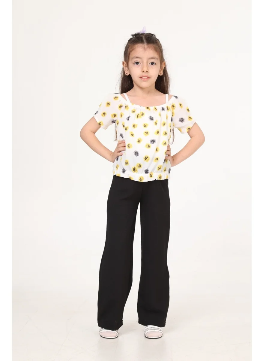 بلونس Waiter Boy Wide Leg Aerobin Trousers