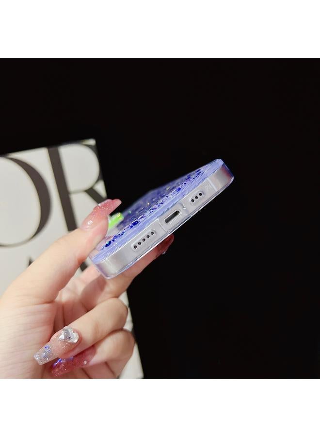 S-TOP Case For iPhone 12 Luminous Epoxy TPU Glitter Phone Case - Image 5