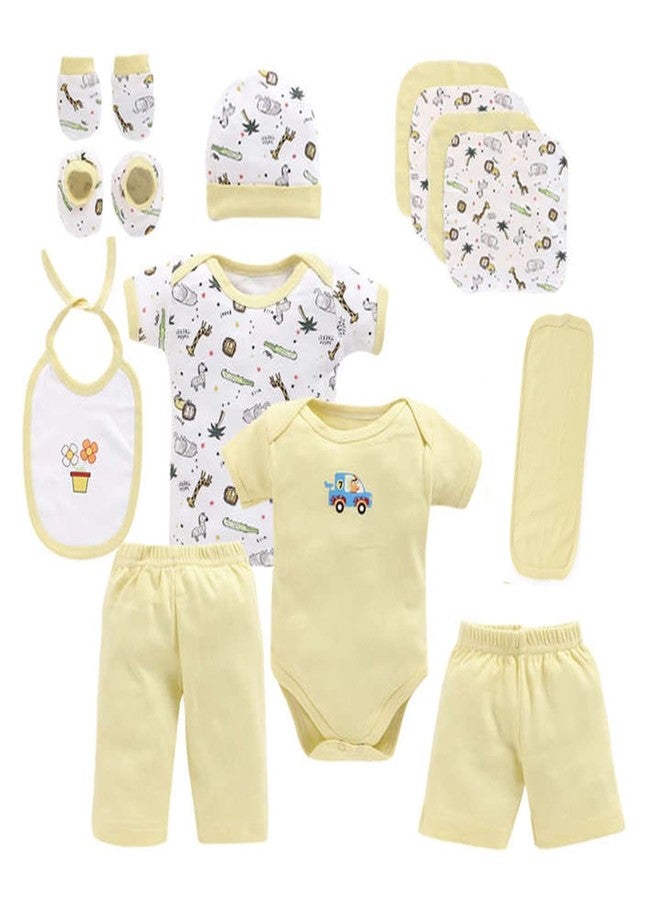DADDY - G® New Born Unisex Baby's Gift Set -13 Pieces (Yellow) - Image 2