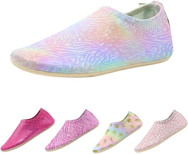 Slipstop AntiSlip Shoes for Kids - Quick-Dry Aqua Socks Beach Shoes for Kids - Barefoot Shoes for Water Sports Yoga Exercise - Image 1