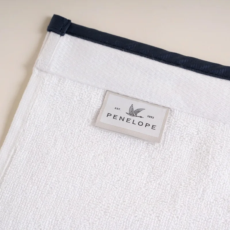 Penelope 100% Cotton Towel 100x150 cm Navy Blue - Liana Series