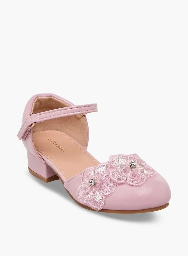 فلورا بيلا من شو إكسبرس Girls Block Heel Ballerina Shoes
