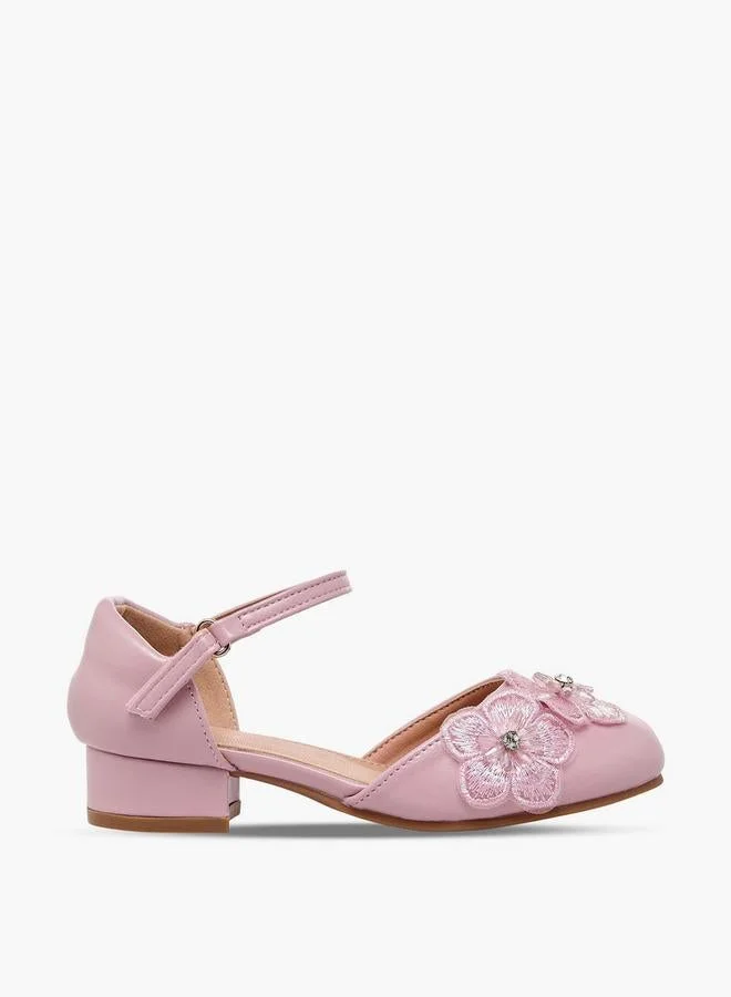 فلورا بيلا من شو إكسبرس Girls Block Heel Ballerina Shoes