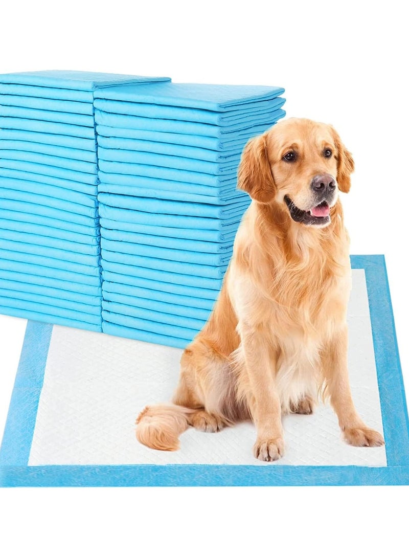 100Pcs Disposable Absorbent Quick Drying Leak-Proof Pee Pads, Disposable Training Pads For Pets with 5 Highly Absorbent Layers, 45x33cm - Image 1
