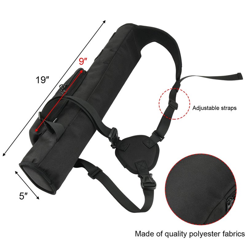 Homakover Homakover Archery Compact Multi-Function Back Quiver Arrow Holder, Adjustable Quivers Hanged Target Shooting Quiver for Arrows, Bow Hunting and Target Practicing  - Image 4