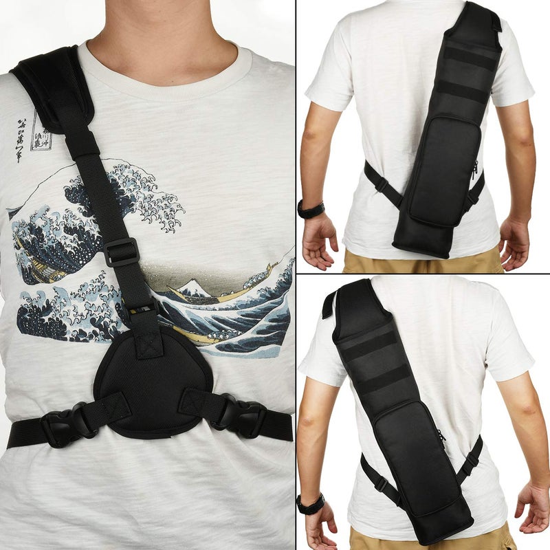 Homakover Homakover Archery Compact Multi-Function Back Quiver Arrow Holder, Adjustable Quivers Hanged Target Shooting Quiver for Arrows, Bow Hunting and Target Practicing  - Image 2