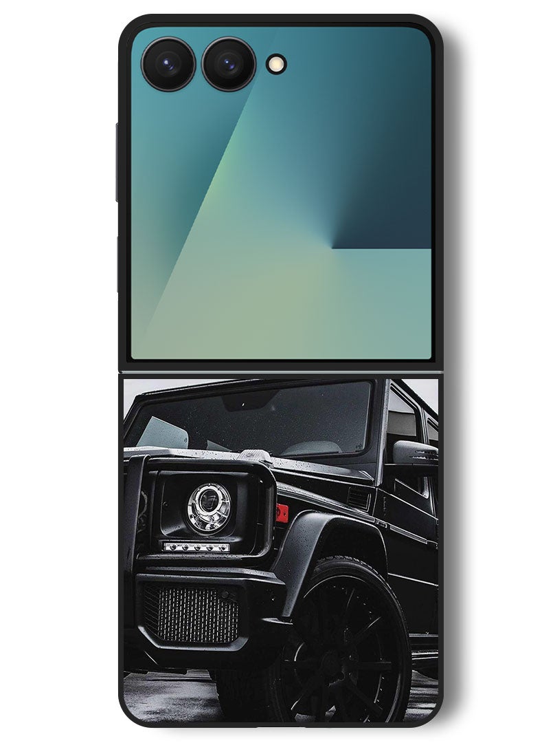 Theodor Case Compatible with Samsung Galaxy Z Flip 7 - 6.9 Inch Protection Shockproof Bumper Cover Car (4) - Image 1