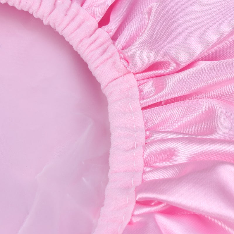 🧸 قبعة استحمام من الفينيل مقاومة للماء بتصميم فأر صغير وخنزير وردي - Image 5