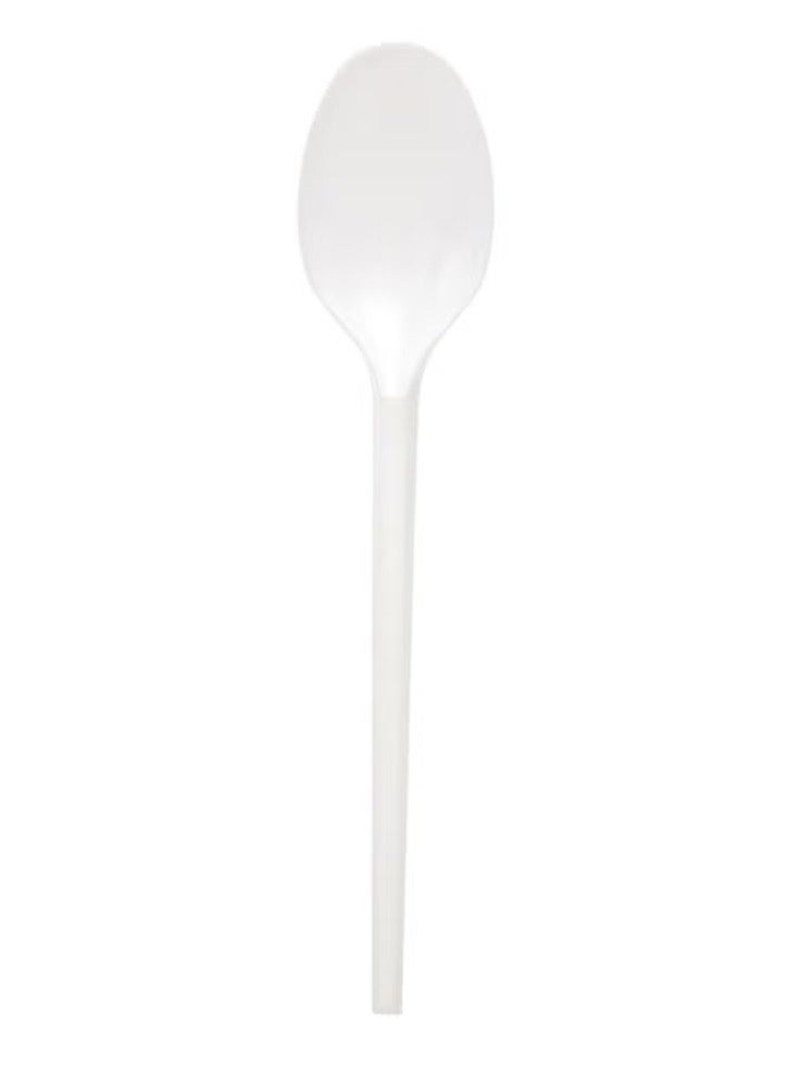 Hotpack 50-Piece Disposable Dessert Spoon Set - Image 1