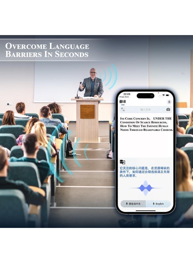 Jliyru AI Language Translator Earbuds, OWS Real-Time 3-in-1 Translation Earbuds 144 Languages & Accents, Wireless Headphones fit iOS & Android, Translation Device for Travel Business Learning - Image 4