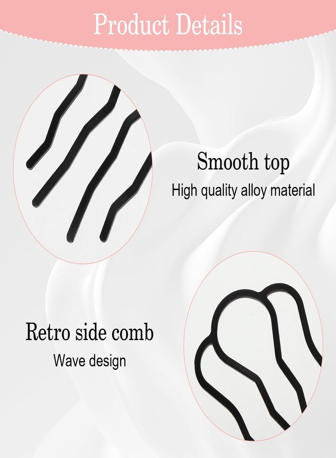 Amabro 6 Pcs Metal Hair Fork Clip, U Shape 4 Prong Updo French Styling Side Twist Pins, Hair Buns Accessories for Women Formal Casual Occasions Daily Wear Weddings Parties Banquets - Image 4