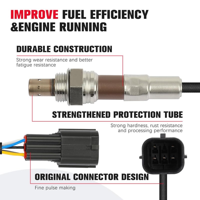 QIJIAUTO 234-5015 Upstream O2 Oxygen Sensor for Mazda 3 and Mazda 5 - Image 4