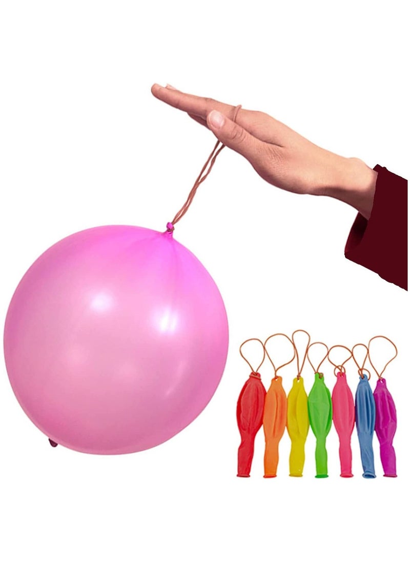 Generic - 50 Pecs Colourful Punch Balloons for Kids, Party Bag Fillers, Suitable for Birthday Weddings Party Decoration - Image 1