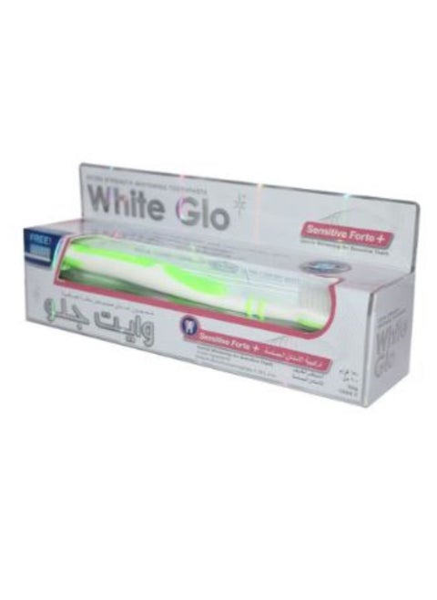 White Glo Sensitive Forte + Whitening Toothpaste, 100 ml