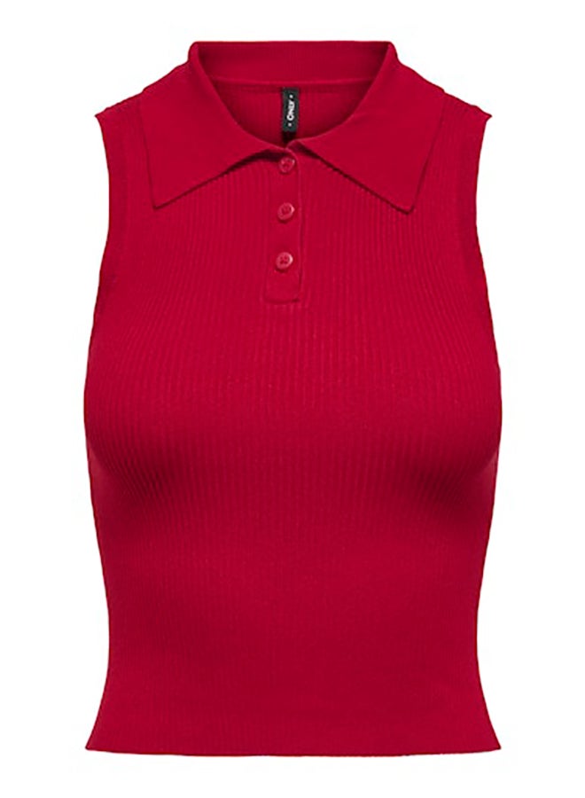 ONLY Onlmeddi Sl Polo Top Knt - Image 1