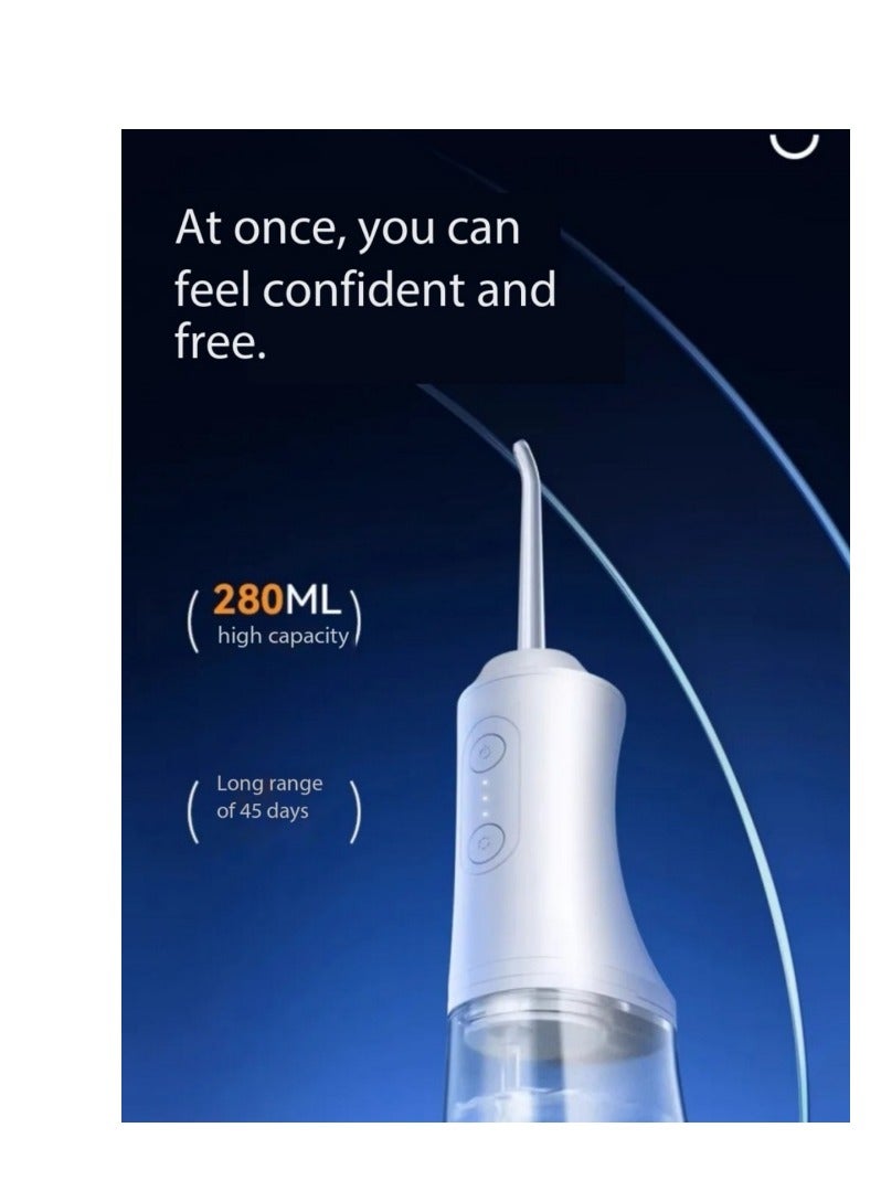 Generic Household portable dental irrigator, water flosser, electric orthodontic special cleaning tool for cleaning teeth gaps - Image 4