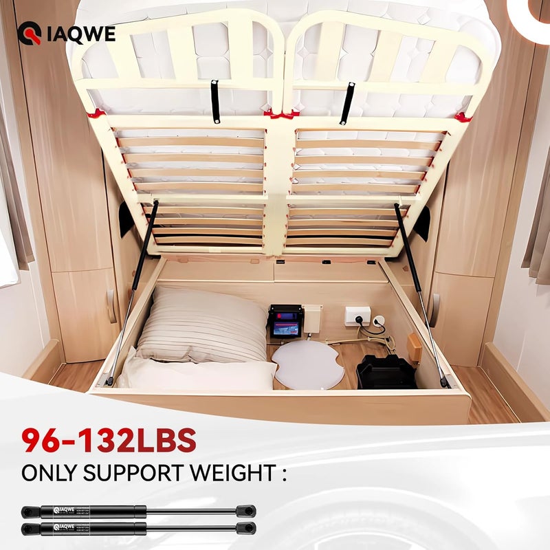 IAQWE C16-08055 20 Inch 120Lbs Gas Shock Struts - Heavy-Duty Lift Support for Truck Bed, RV, and More (2pcs) - Image 4