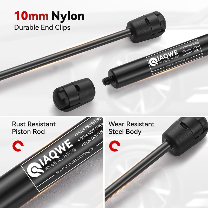 IAQWE C16-08055 20 Inch 120Lbs Gas Shock Struts - Heavy-Duty Lift Support for Truck Bed, RV, and More (2pcs) - Image 5