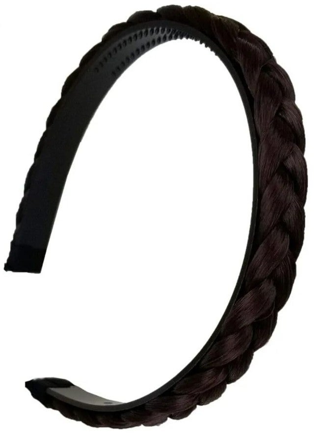 RHOSYN HAIR ACCESSORIES Synthetic Hair Braided Hair Band 2 Plaited Headband For Women & Girls Fashion Hair Accessory (Black) - Image 5