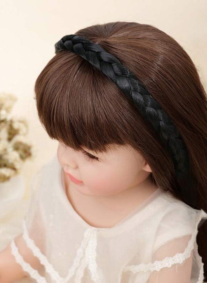 RHOSYN HAIR ACCESSORIES Synthetic Hair Braided Hair Band 2 Plaited Headband For Women & Girls Fashion Hair Accessory (Black) - Image 4